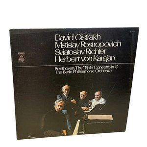 Beethoven The "Triple" Concerto In C (Vinyl, 1970) Angel S-36727 VG+ LP Record
